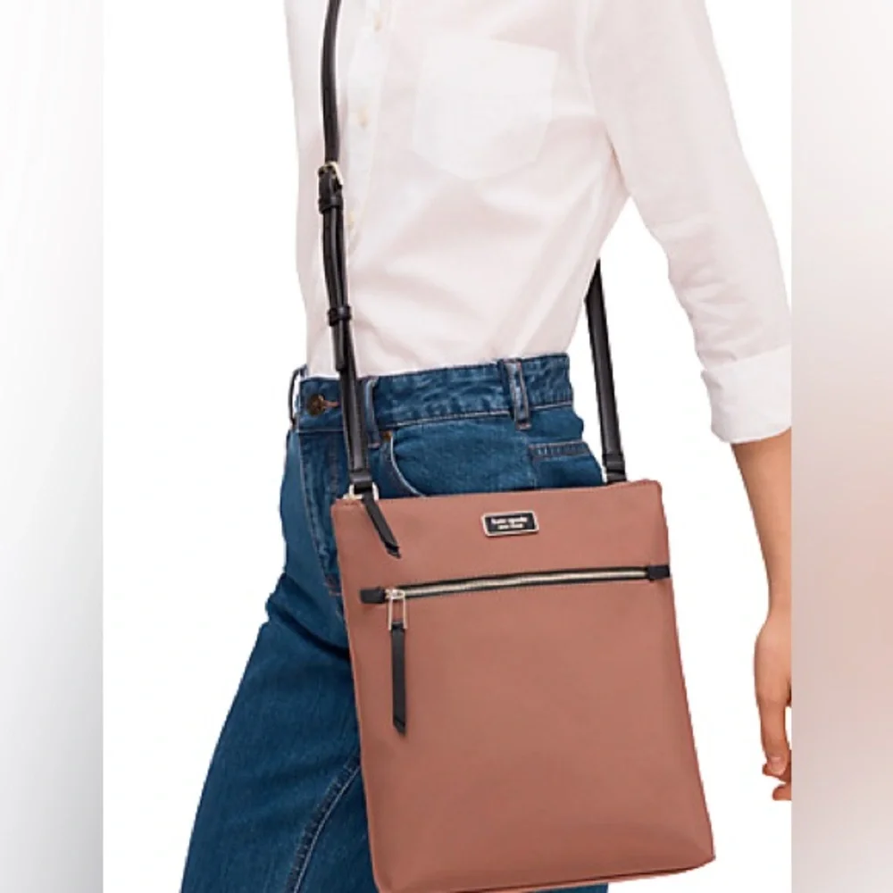 Kate Spade New York DAWN FLAT CROSSBODY BAG Purse Satchel Travel Everyday
